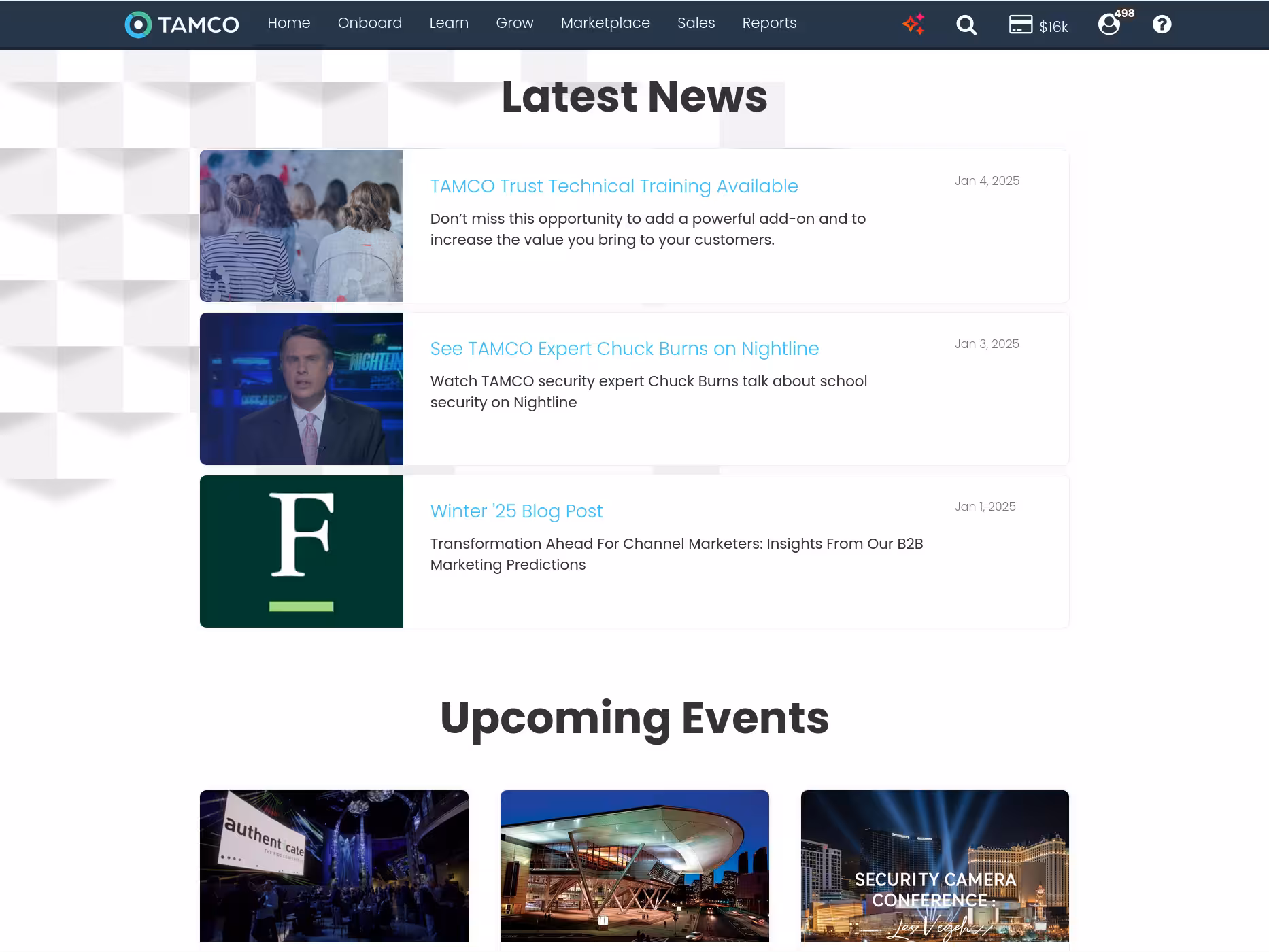 Portal announcements and updates