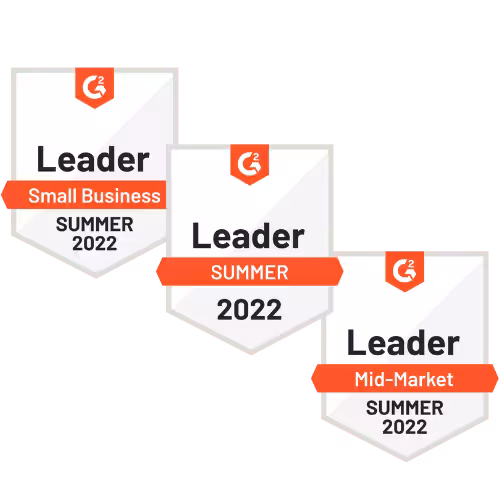 Summer 2022 G2 Badges